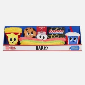 BARK Costco Exclusive Limited Edition Food Court Dog Toy Bundle